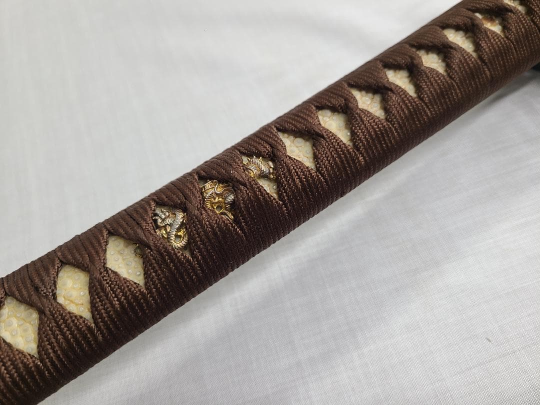 模造刀 拵え 龍 梵字 日本刀 アンティーク コレクション 0316