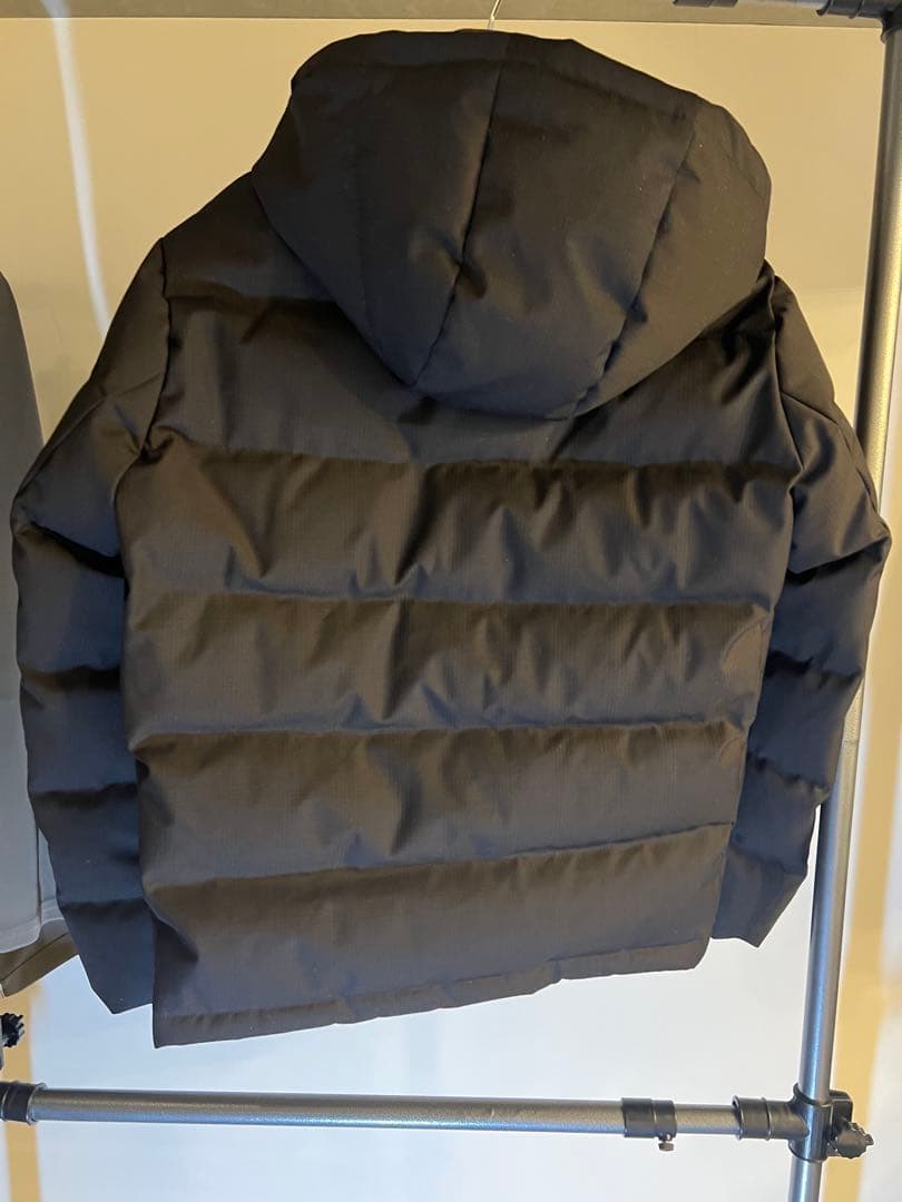 【ダウン90%】SHIPSシップスウール混ダウンジャケット 黒 防風 撥水極美品