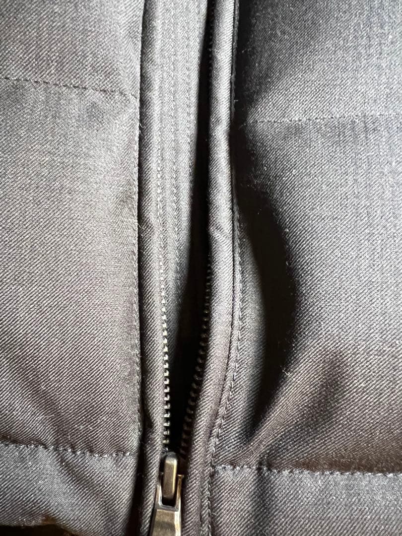 【ダウン90%】SHIPSシップスウール混ダウンジャケット 黒 防風 撥水極美品