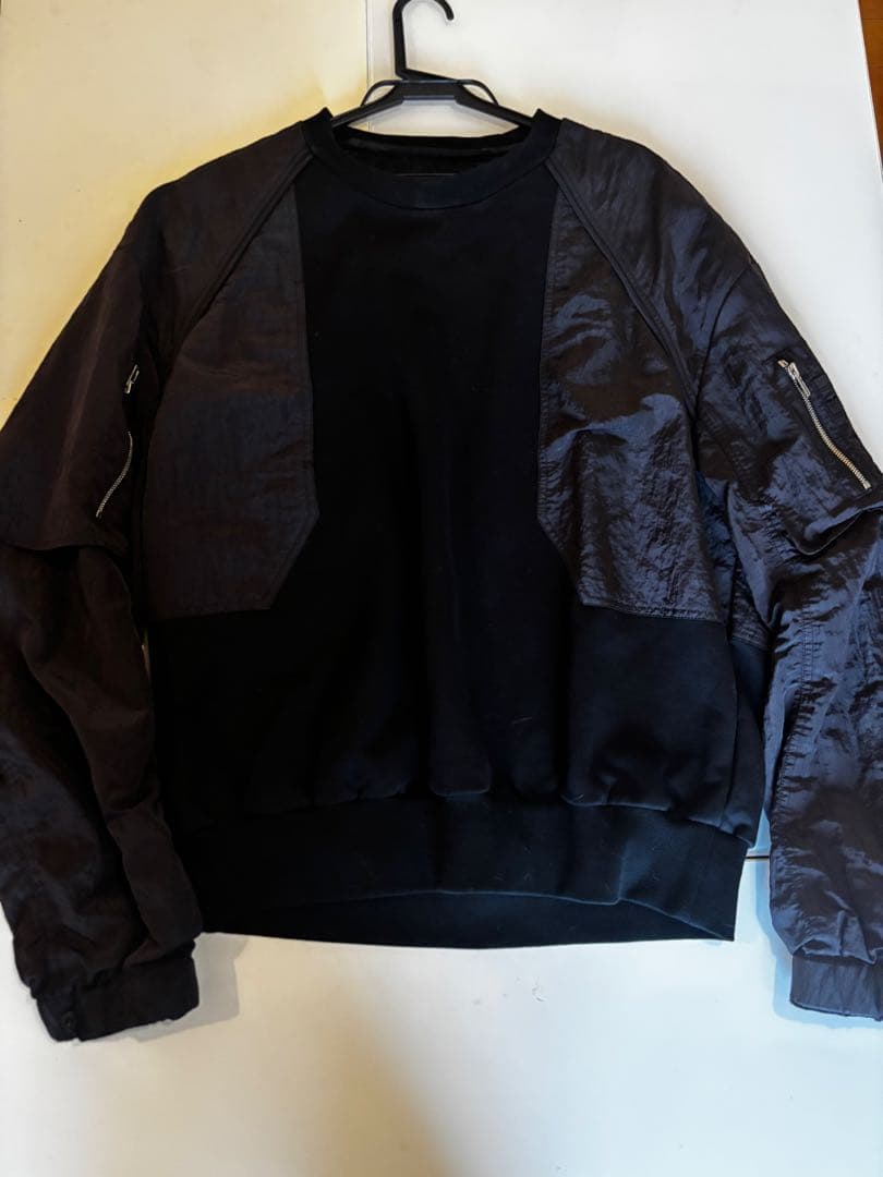 juun.jジュンジー韓国ミリタリースウェット　MA-1タイプ　韓国ハイブランド