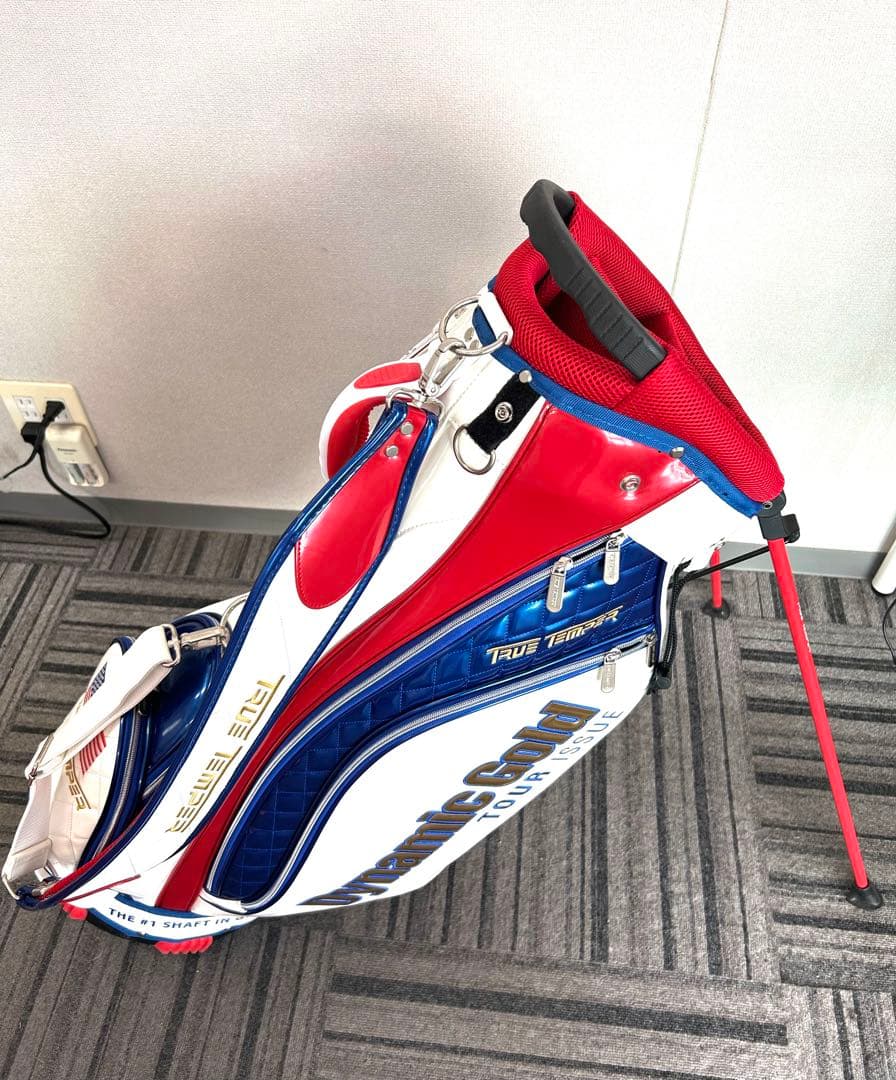 100本限定！USA 美品 ダイナミックゴールド スタンド キャディバッグ（白）