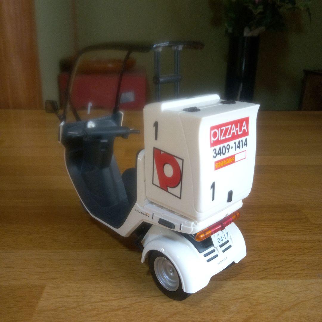 トミーテック　Honda ジャイロキャノピー　ピザーラ　1/12　完成品バイク