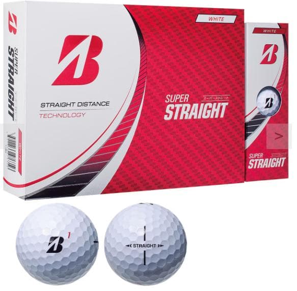 新品 ブリヂストン スーパーストレート ゴルフボール