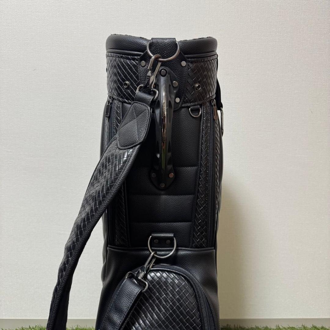 DUNLOP XXIO ゼクシオ キャディバッグ メンズ キャスター付 レザー