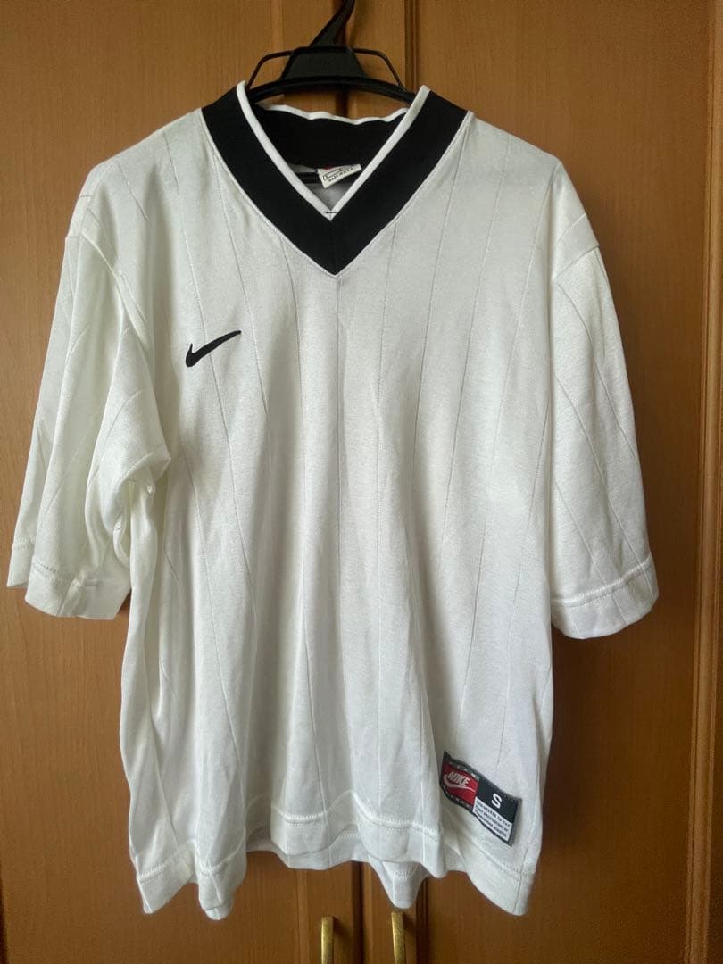 NIKE ナイキ ゲームシャツ USA製 90s ヴィンテージ S 白黒