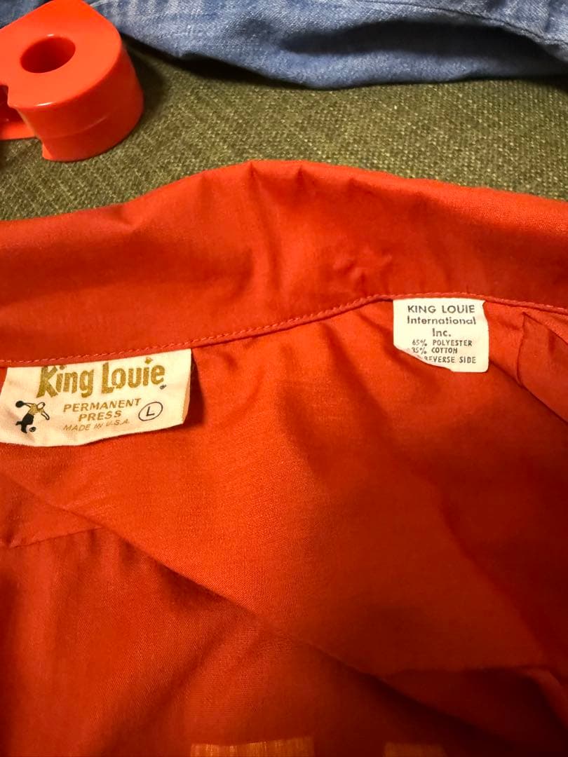 美品60s king Louie チェーンステッチ　L ボーリングシャツ