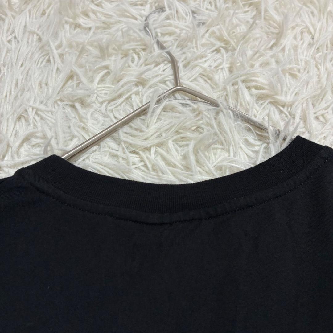 12419✨フェンディキッズ ビッグロゴ Tシャツ カットソー 黒 12A