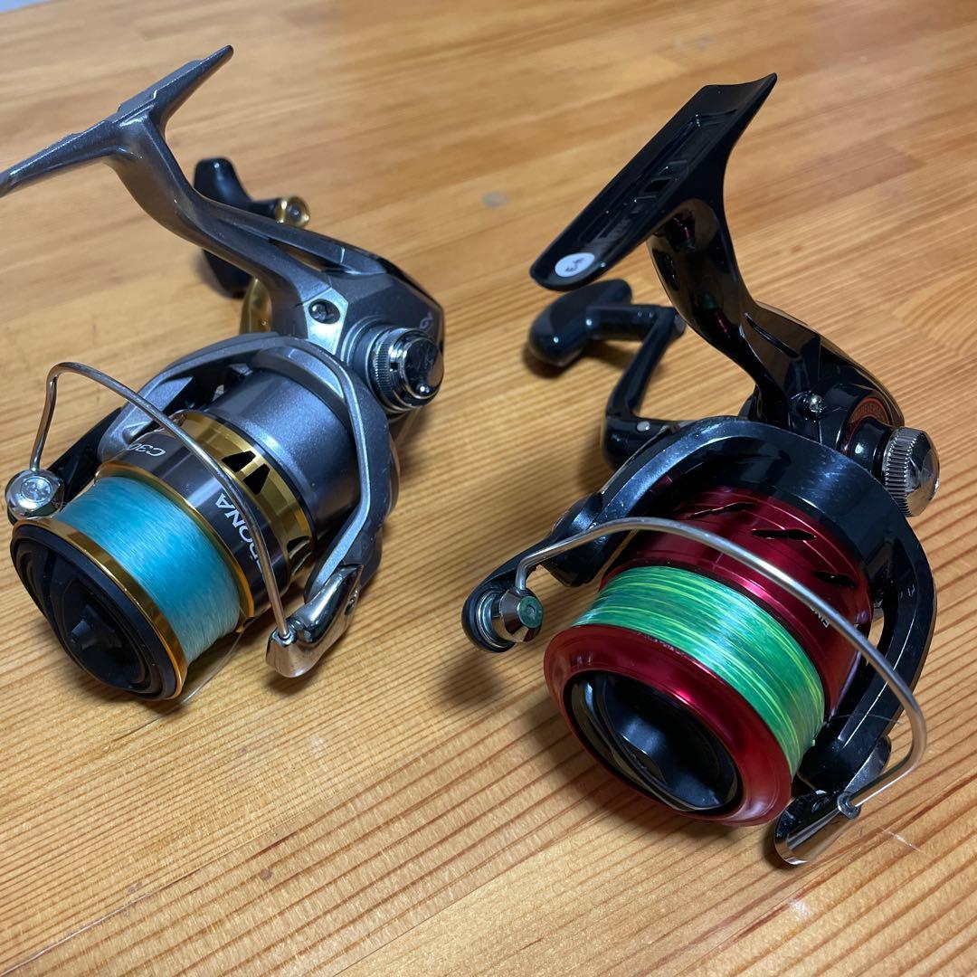 ダイワ　シマノ スピニングリール　2個 セット 3000番