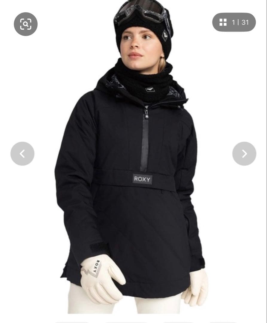 ロキシースキースノーボードアノラックジャケット　L