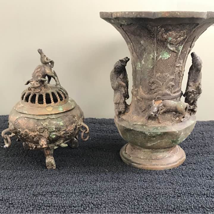 香炉，花入れ，佛具，骨董品