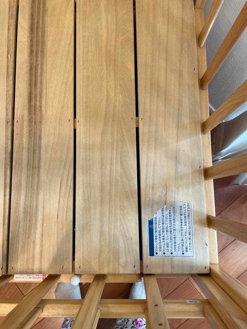 【都内引き取り限定】ベビーベッド•ベビー布団•バウンサー　3点セット