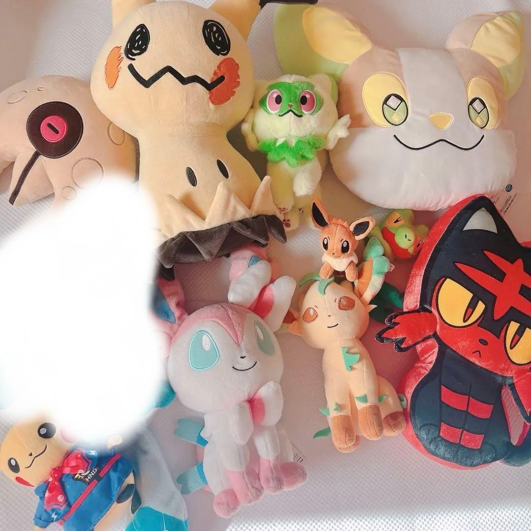 でっかいコロっとまんまる　ニンフィア　羽田　 ちっちゃいかたのり ぬいぐるみ