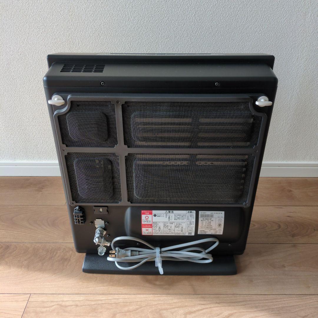 【美品】リンナイ　Rinnai　ガスファンヒーター　黒　都市ガス用