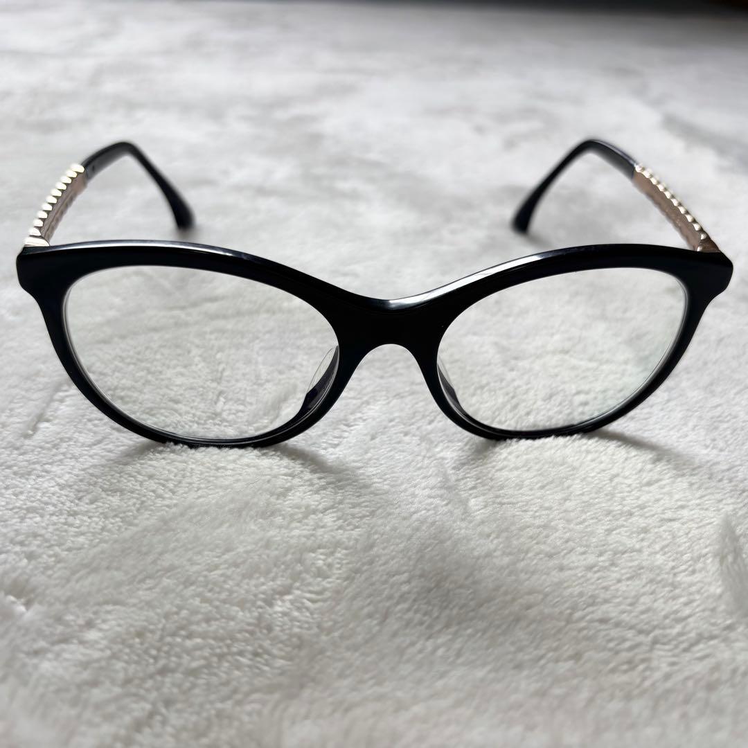 CHANEL サングラス ブラック ゴールド キルティング ココマーク メガネ