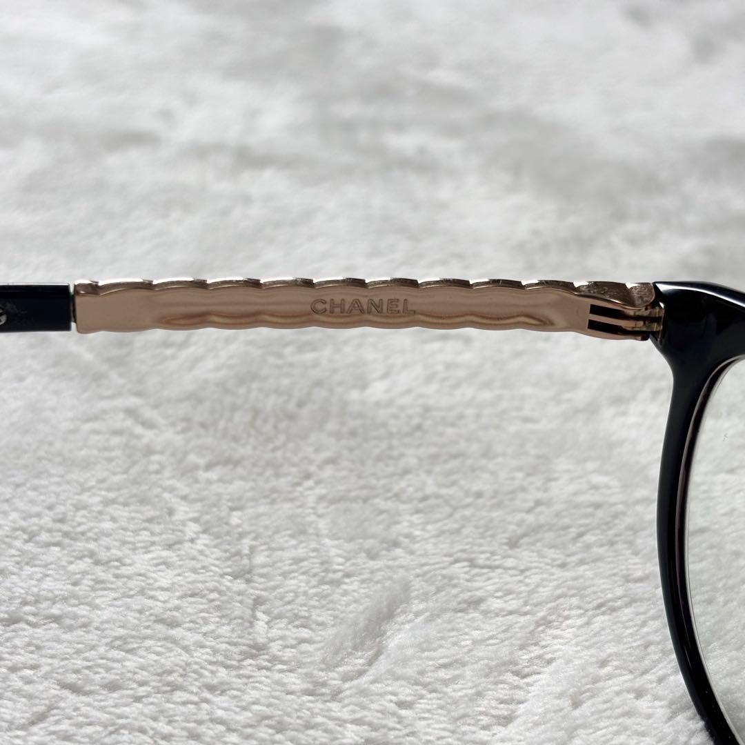 CHANEL サングラス ブラック ゴールド キルティング ココマーク メガネ