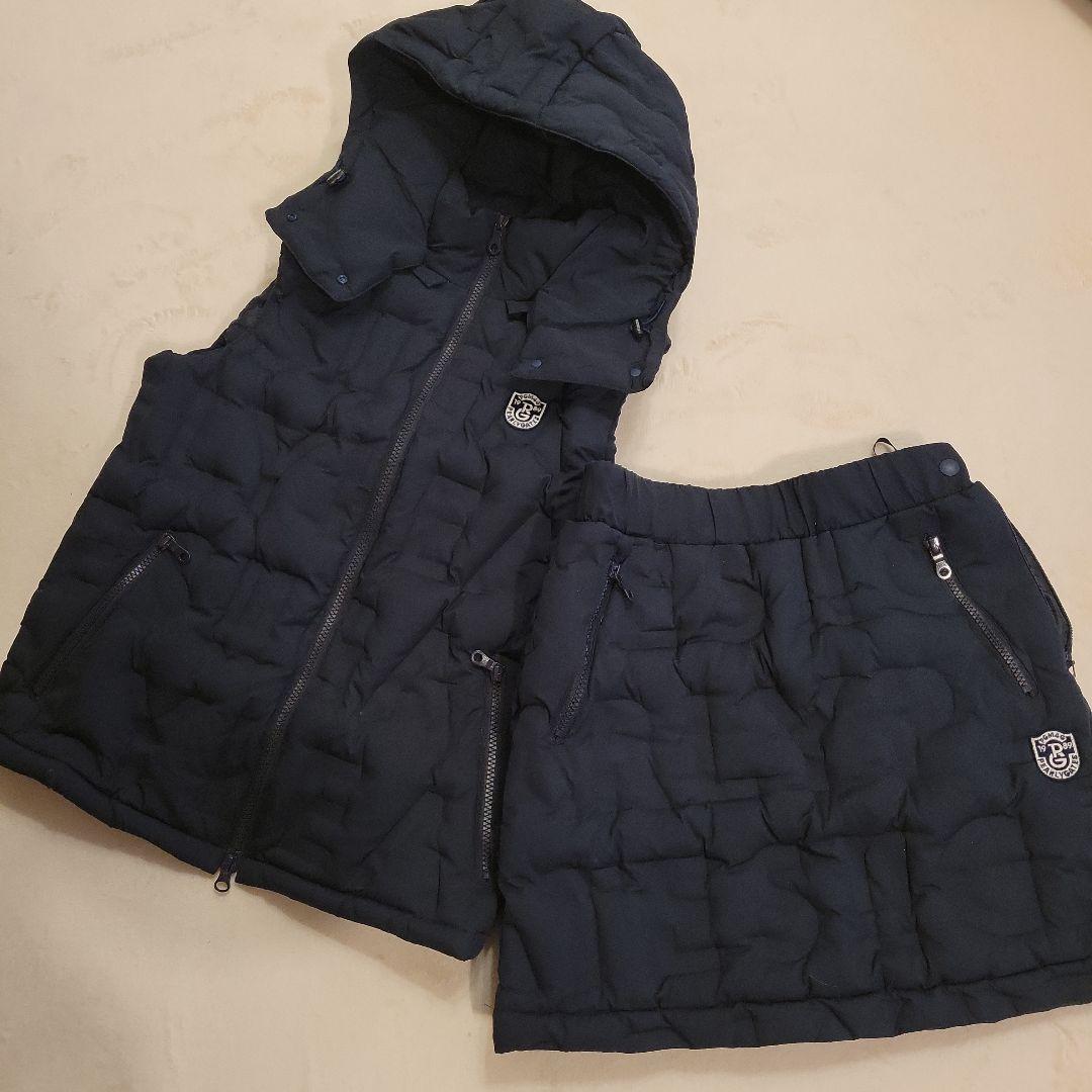 お洒落❤PEARLY GATES あったかダウンベスト＆ダウンスカート☆