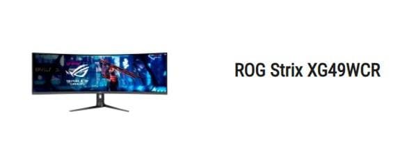 ROG Strix XG49WCR 49インチウルトラワイドモニター