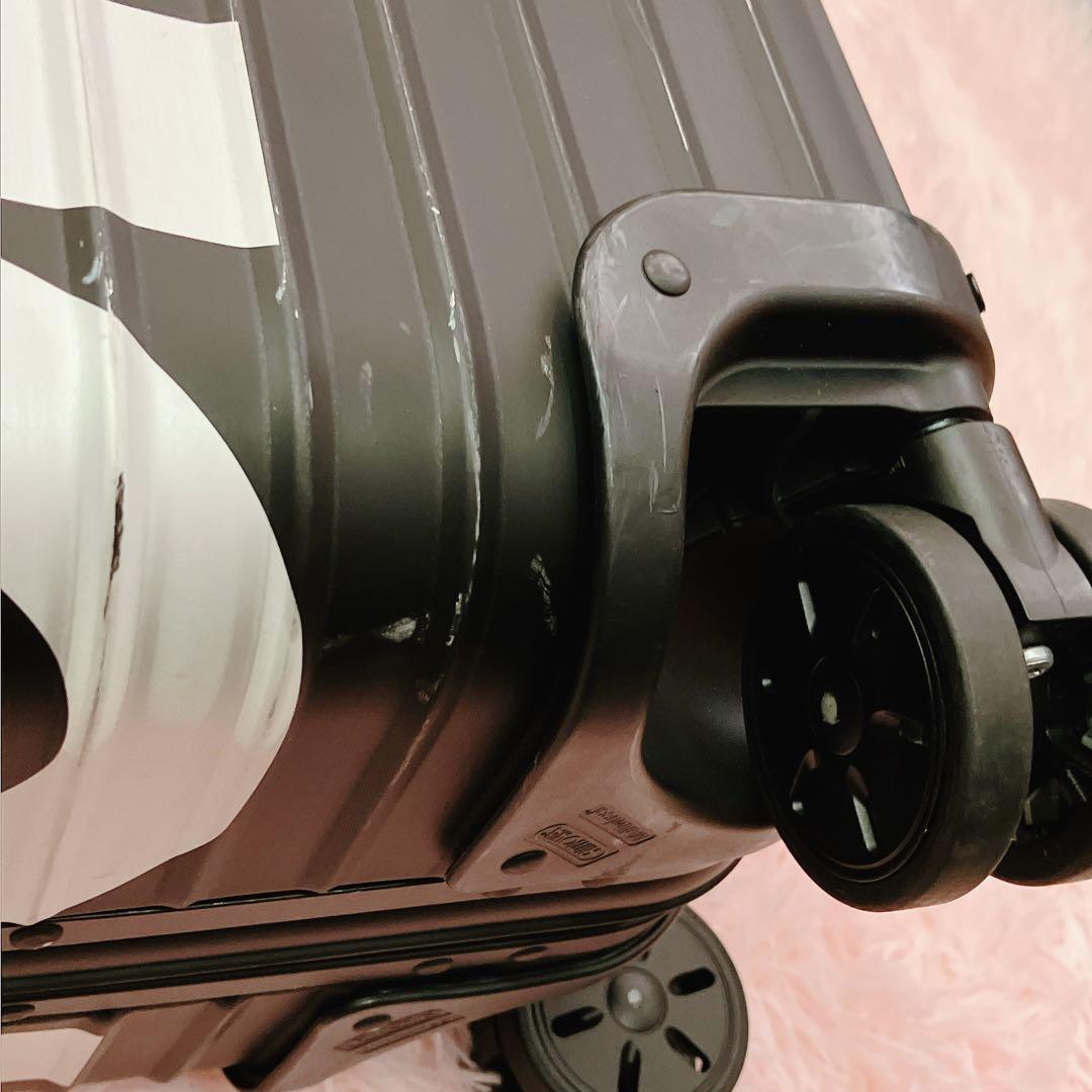 supreme RIMOWA コラボ キャリーケース 45L ブラック