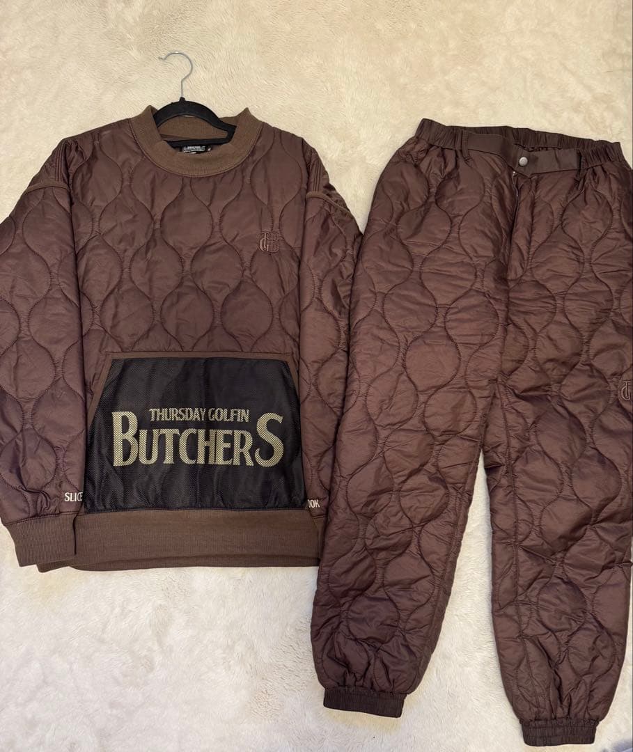 THURSDAY GOLF ブラウンセットアップ 新品未使用　ゴルフウェア　春