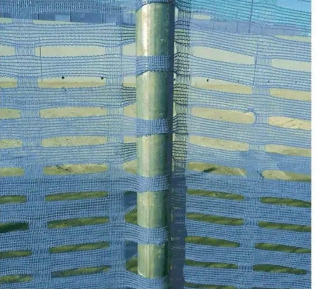 日本緑十字社　バリアフェンス　50m 目隠し　仮囲み　ブルー