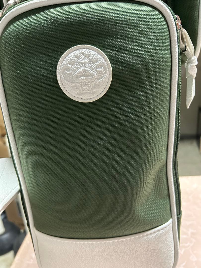 レアな美品Orobianco キャディーバッグ グリーン/ホワイト