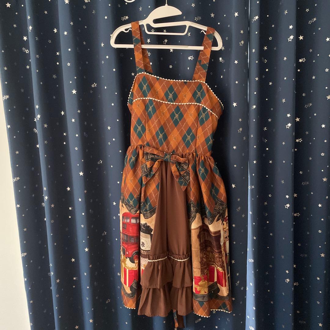 nostalgic giftくるみ割り人形と大切な思い出柄ジャンパースカート