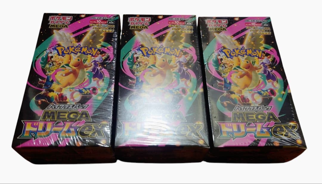 ポケモンカードゲーム メガドリームex シュリンク付 3BOX