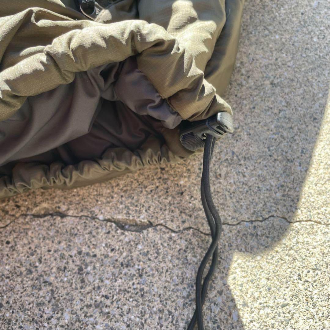 【希少！】美品！90s レトロヌプシ　センターロゴ　カーキ　M ノースフェイス