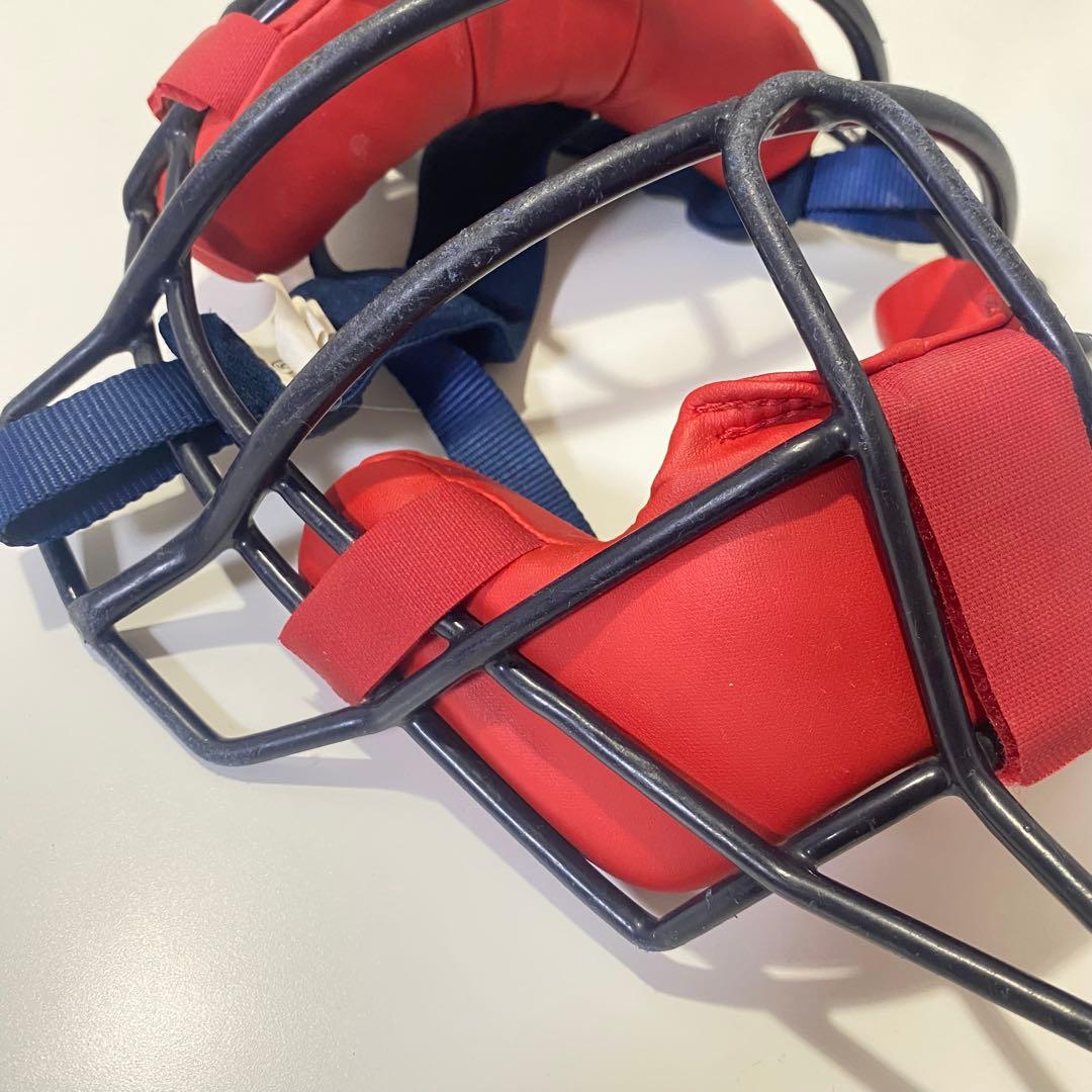 ミズノプロ ソフトボール キャッチャー防具 ネイビー マスク