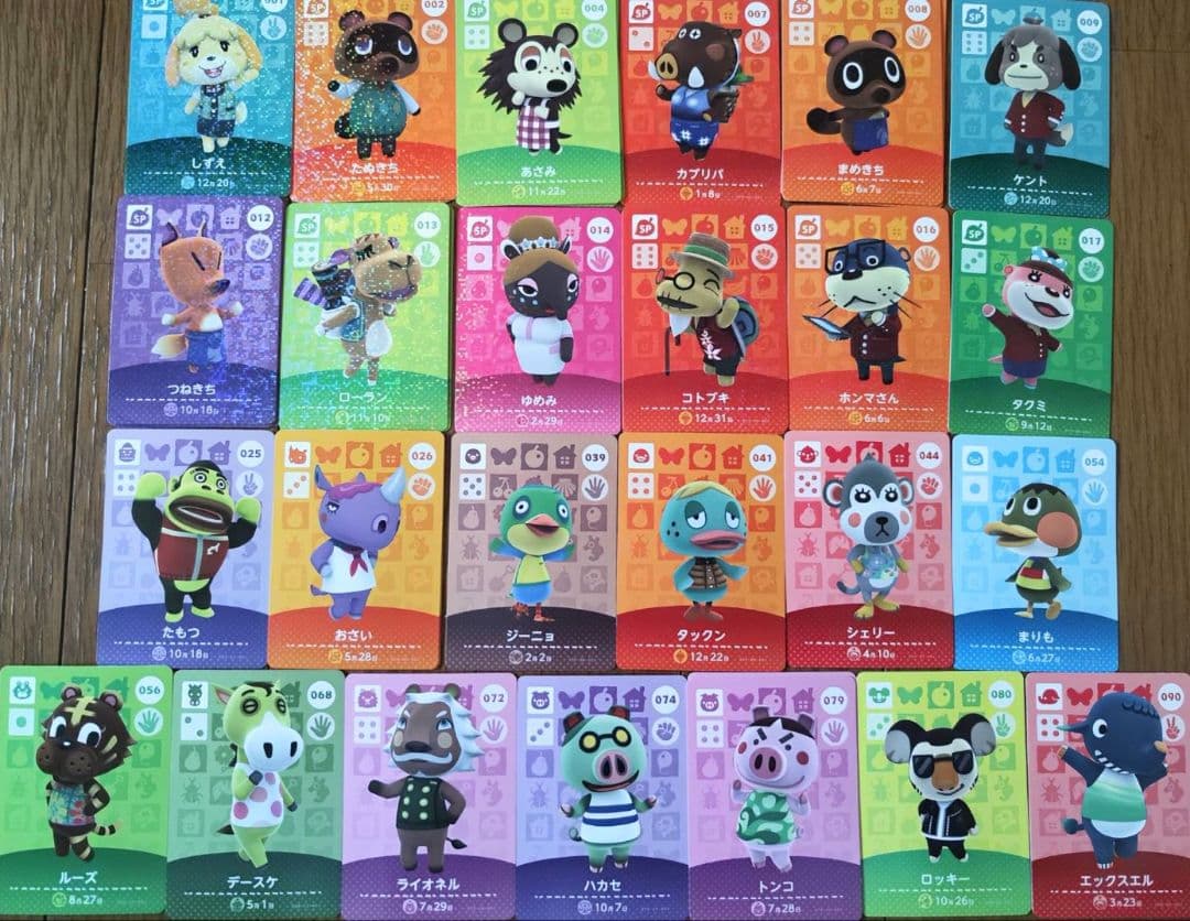 【第1弾〜第5弾 amiibo＋】どうぶつの森　amiiboカード