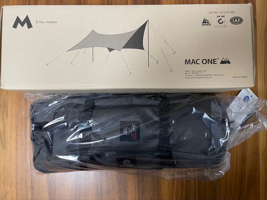 （新品未使用）マックワンタープ　チャコールL 　ヘキサ　MAC ONE