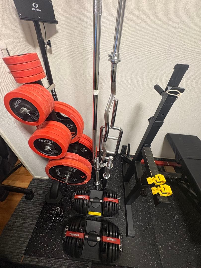 引取限定、プレート、スタンド、ベンチ、可変ダンベル、各シャフト、ストレージセット