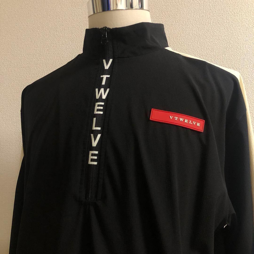 ヴィ・トゥエルヴ 2021年モデル ハーフジップ ジャケット◆ブラック XL