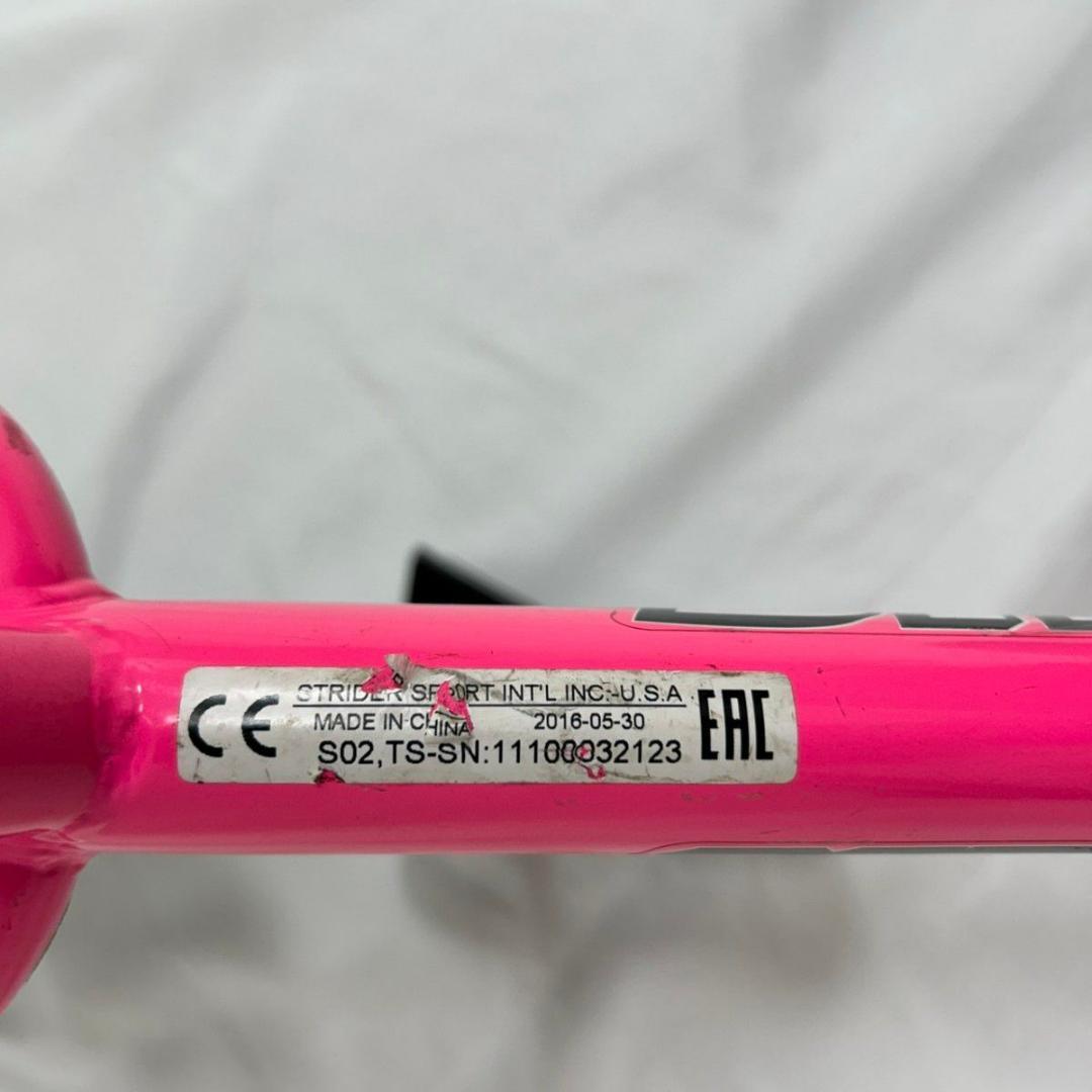 ストライダー 12インチ ピンク スタンド付き STRIDER キックバイク