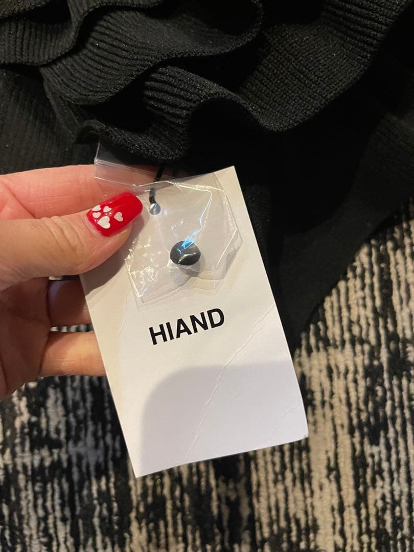 ワンピース HIAND Ruffled-Hem Polo Dress