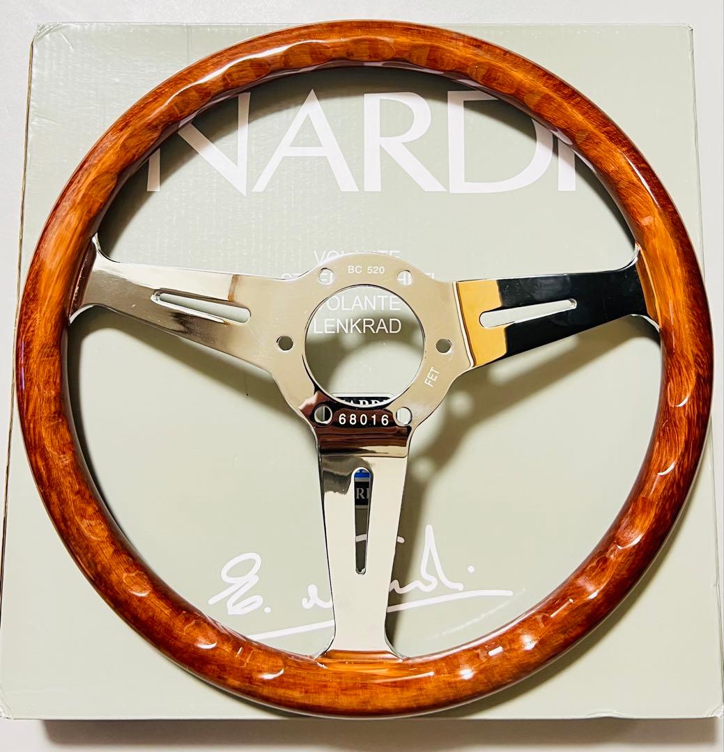 【大特価セール】ナルディ（NARDI）クラシックウッドステアリング　14インチ④