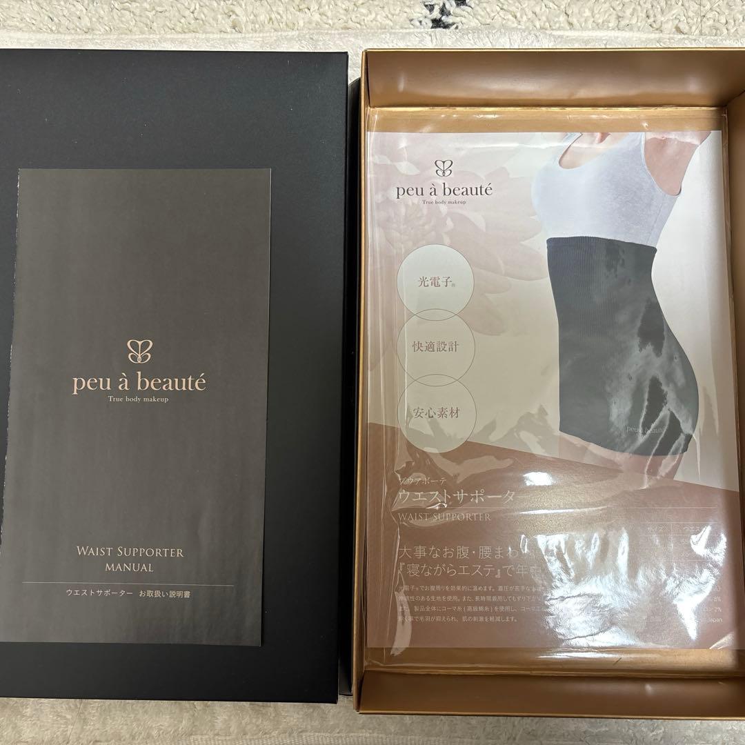 peu à beauté ウエストサポーター Mサイズ ブラック