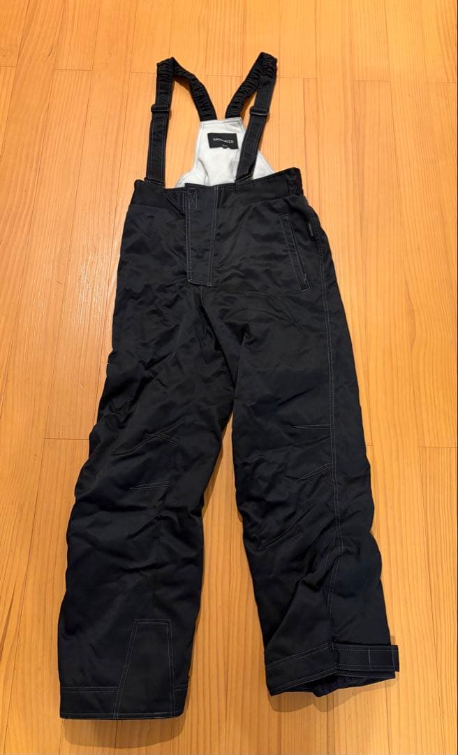 【2回使用/中古】スキーウェア スノーボード用ウェアセット（グレー/ブラック）