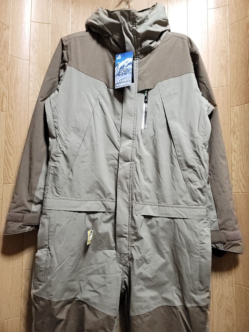 【3Lサイズ】ワークマン AEGIS 防水防寒ツナギ MIX ベージュ