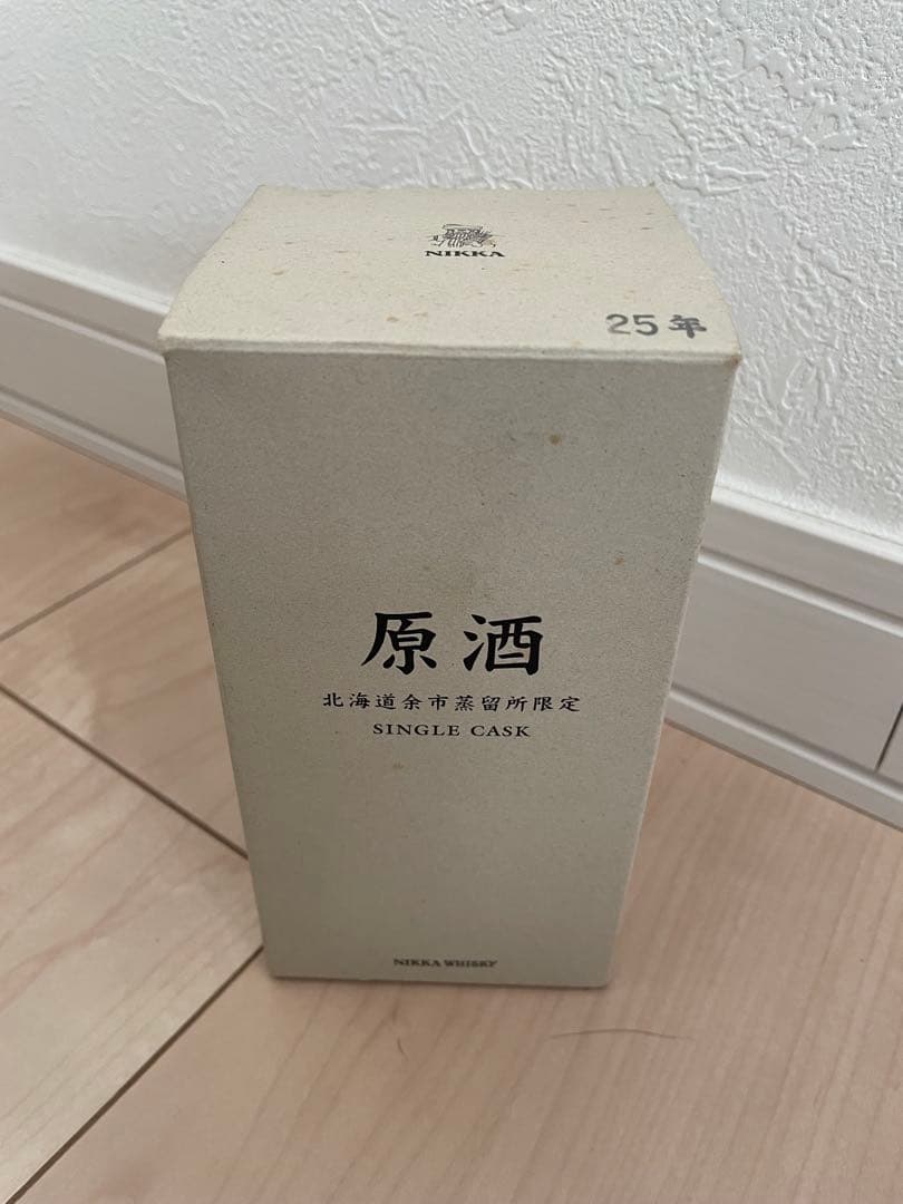 余市 ニッカウヰスキー 原酒25年 500ml 箱付