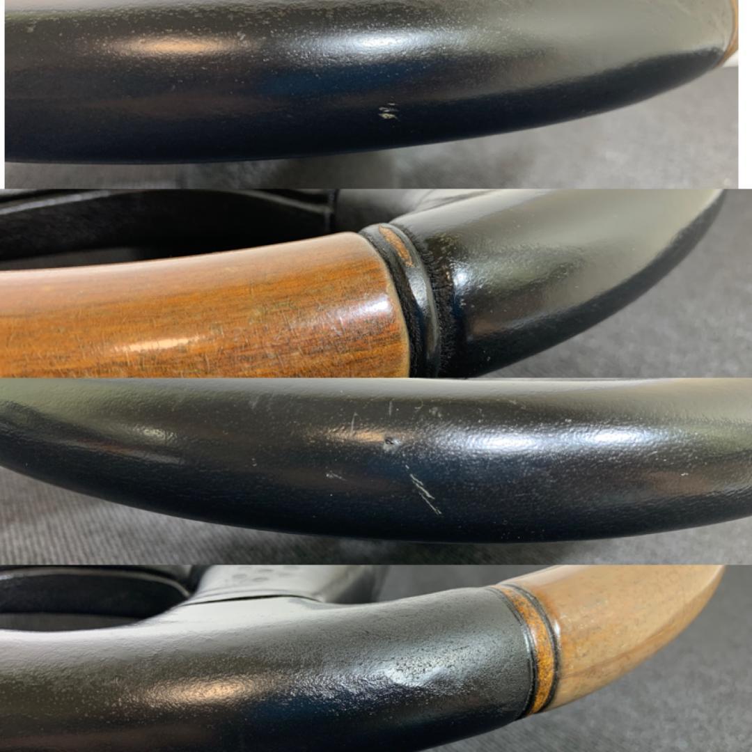 モモ オリンピック 3 ステアリング 35Φ 希少モデル ウッド レザー 当時物