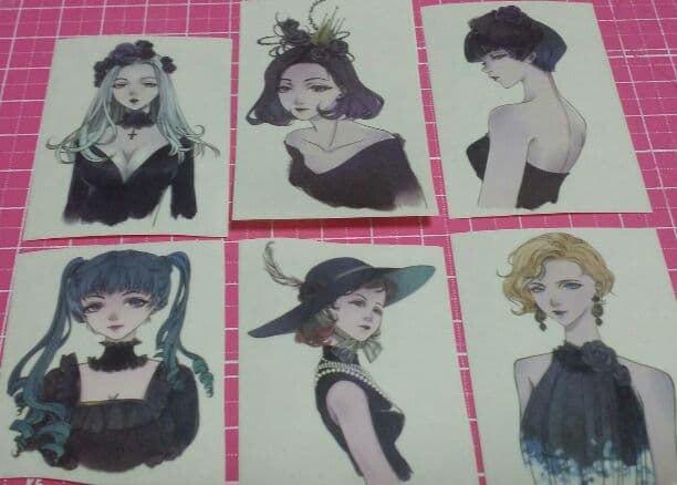 151.人物マステ1ループ切り売り120円