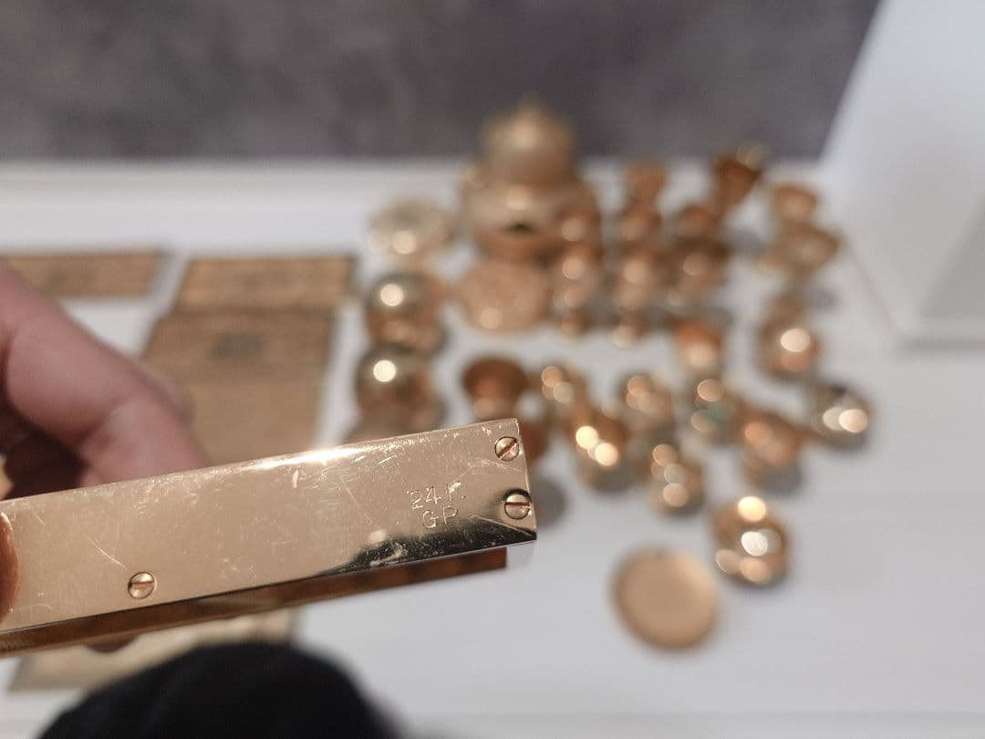 せ*ん様 金杯など 約8.5kg 金メッキ製品大量まとめ 24KGP ゴールドメ