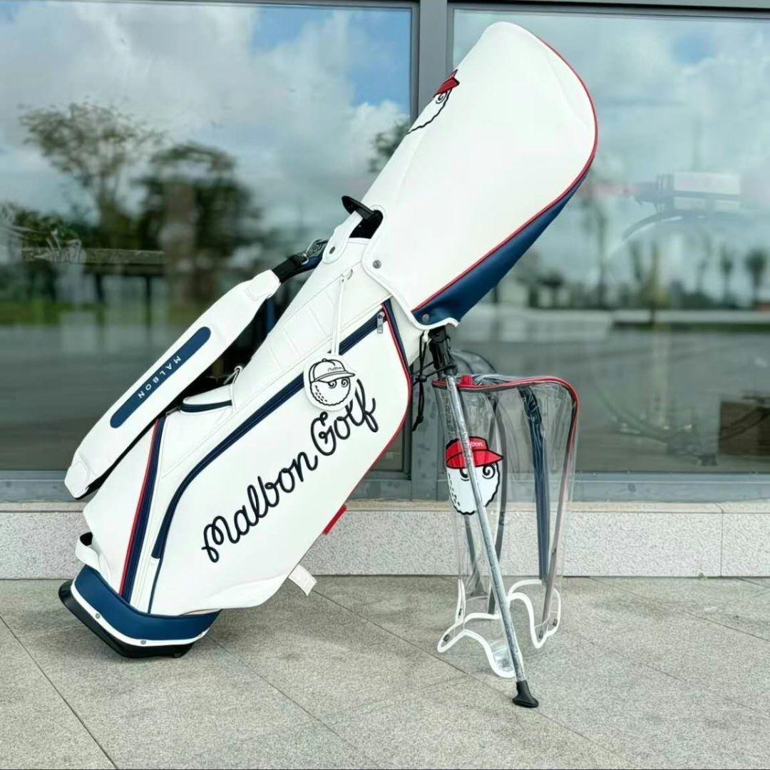 malbon golf マルボン キャディバッグ 新品 人気 ホワイト