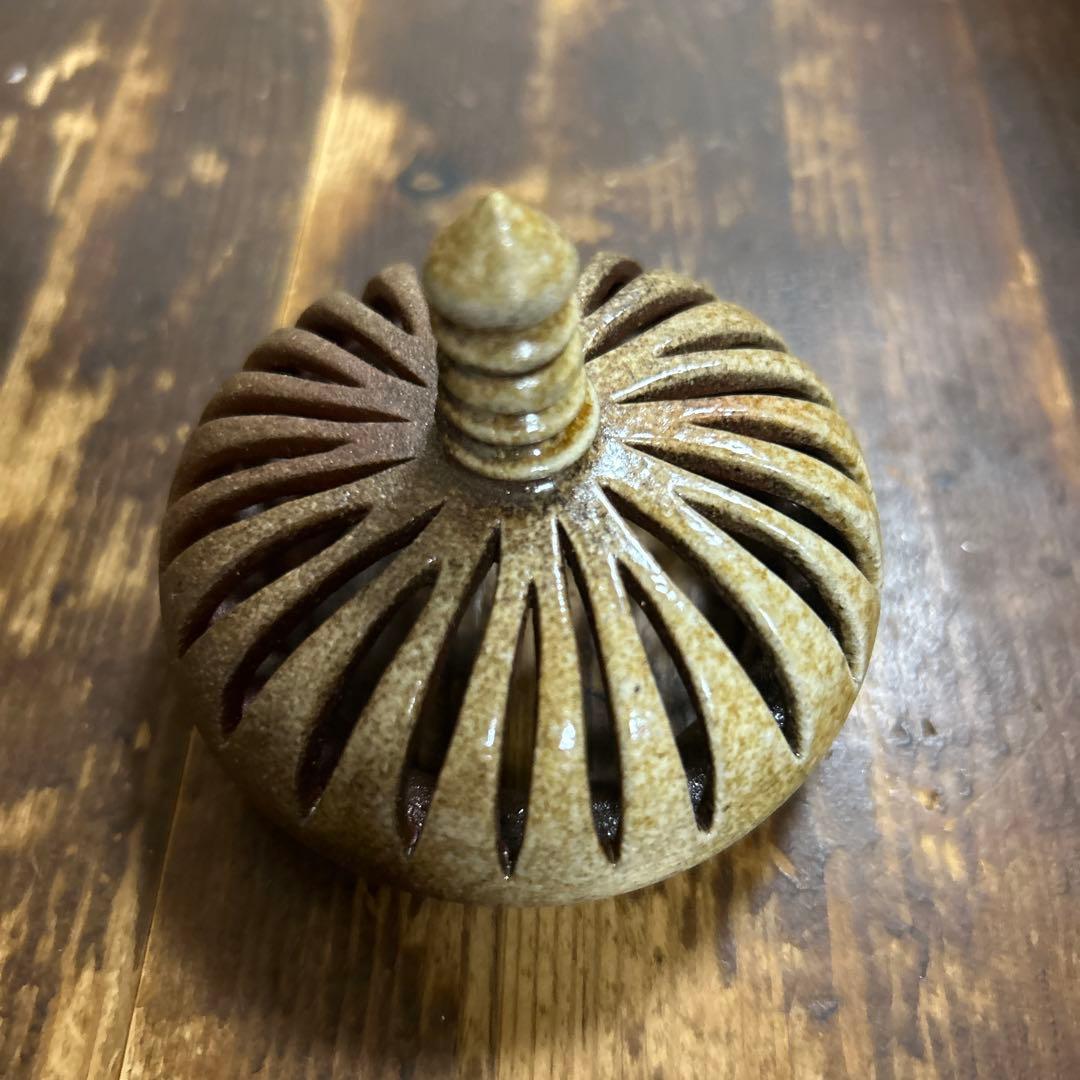 信楽焼　河合慶治　茶道具　香炉　工芸品