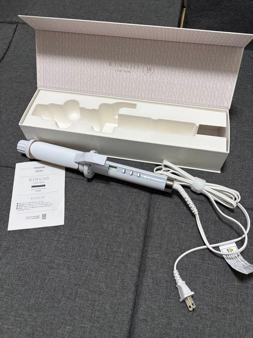 即*ま様 絹女　KINUJO 38mm カールヘアアイロン