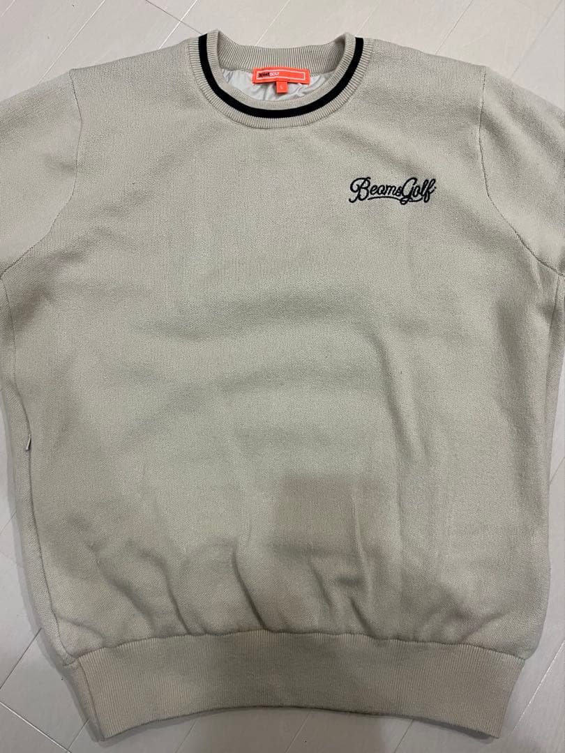 ら*ん様 BEAMS GOLF エアシャット 縦ロゴ ニット（防風）