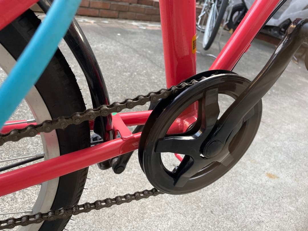 折りたたみ自転車 ピンク