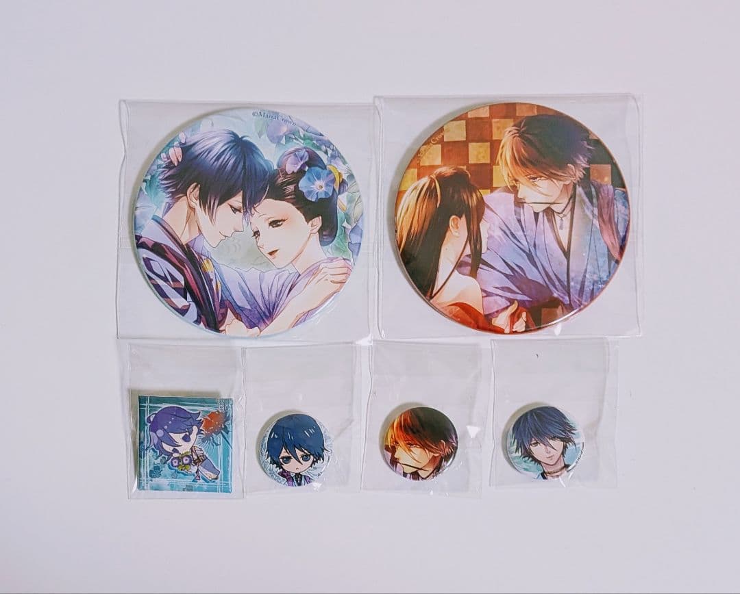 吉原彼岸花 缶バッジ 朔夜