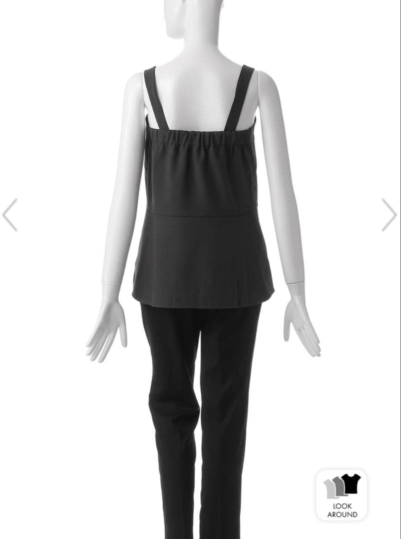 【ebure】ショルダーストラップカットソー